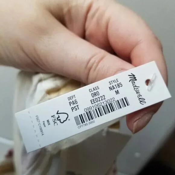 Madewell x Laude the Label Everyday Shorts in Painter Stripe 100% Linen M - Picture 9 of 13